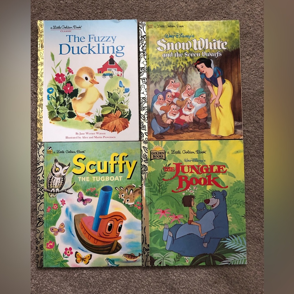 4 Little Golden books